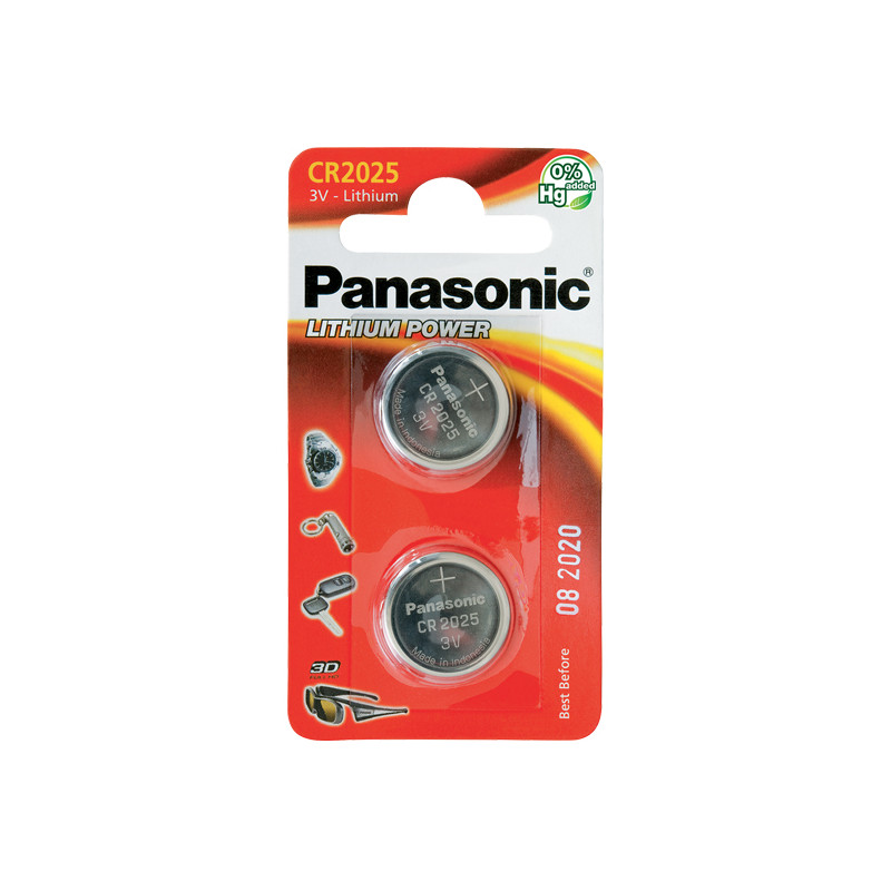 Pile Panasonic Micro CR2025L/2BP 2 pz.