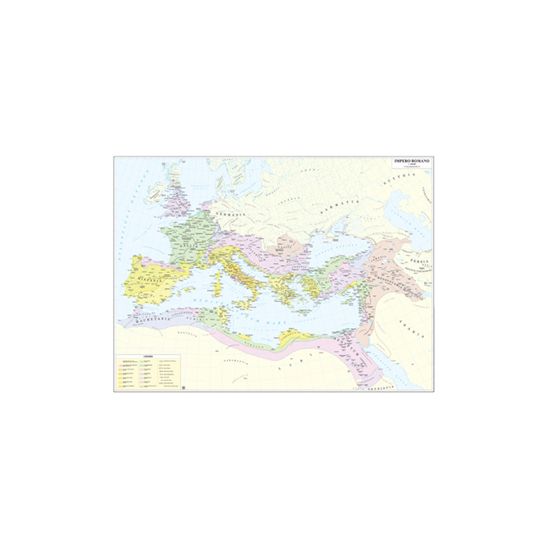 Carte Geografiche Murali Storia Impero Romano