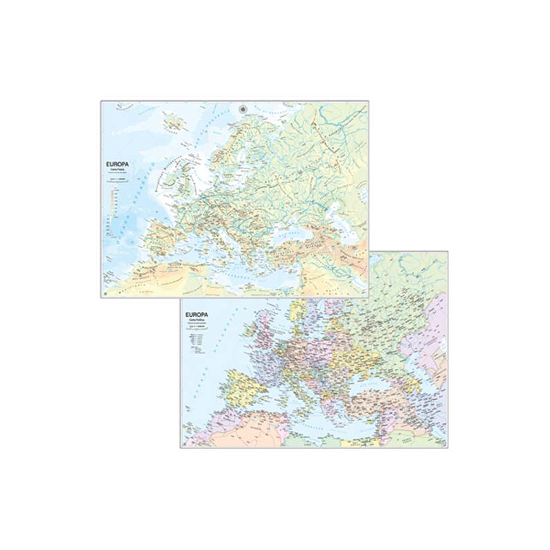 Carte Geografiche Murali Belletti Europa