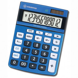 Calcolatrice Osama Metal Color Blu OS DX120K B
