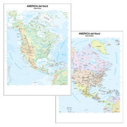 Carte Geografiche Murali Belletti America N.
