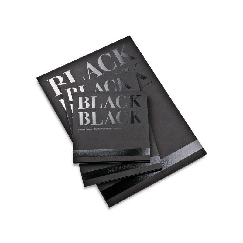 Cartoncino Fabriano Black Black 50x70 280 gr.