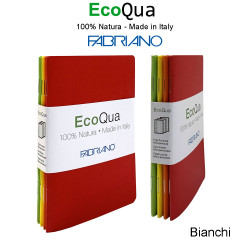 Taccuini Ecoqua PM 4 pz. 9x13 Bianchi Colori Chiar