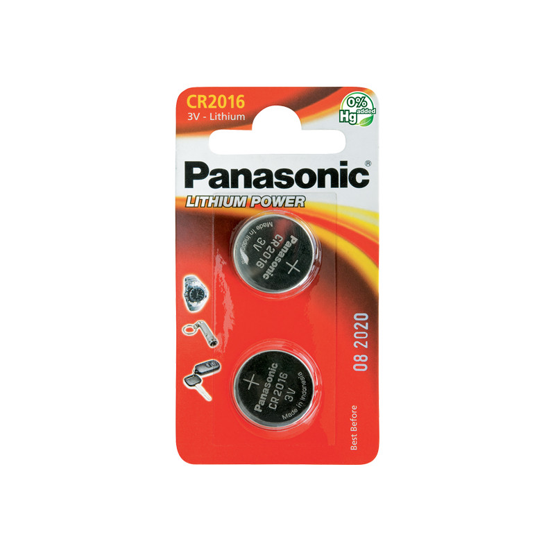 Pile Panasonic Micro CR2016L/2BP 2 pz.