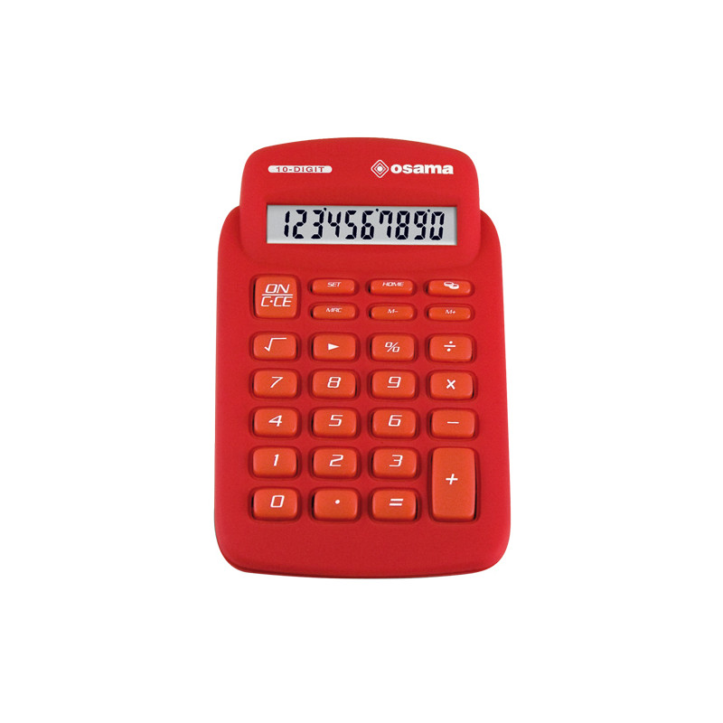 Calcolatrice Osama Softy OS 01/10 Rosso