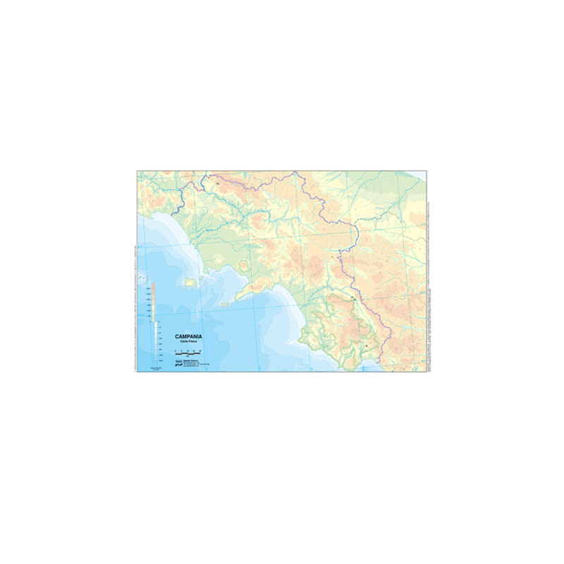 Cartine Geografiche A3 Mute Campania 20 pz.