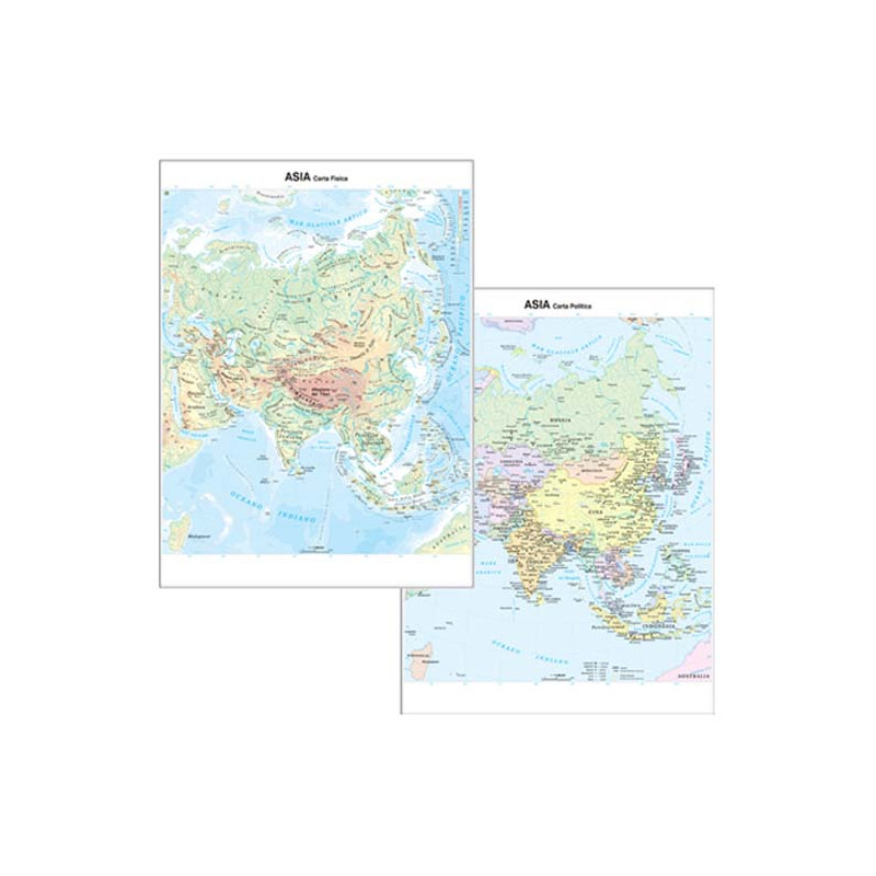 Carte Geografiche Murali Belletti Asia