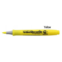 Marker Artline Decorite Brush Giallo 12 pz.