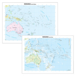 Carte Geografiche Murali Belletti Oceania