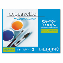 Blocchi Fabriano Watercolor Coll. 4 24x32 20F 200Gr