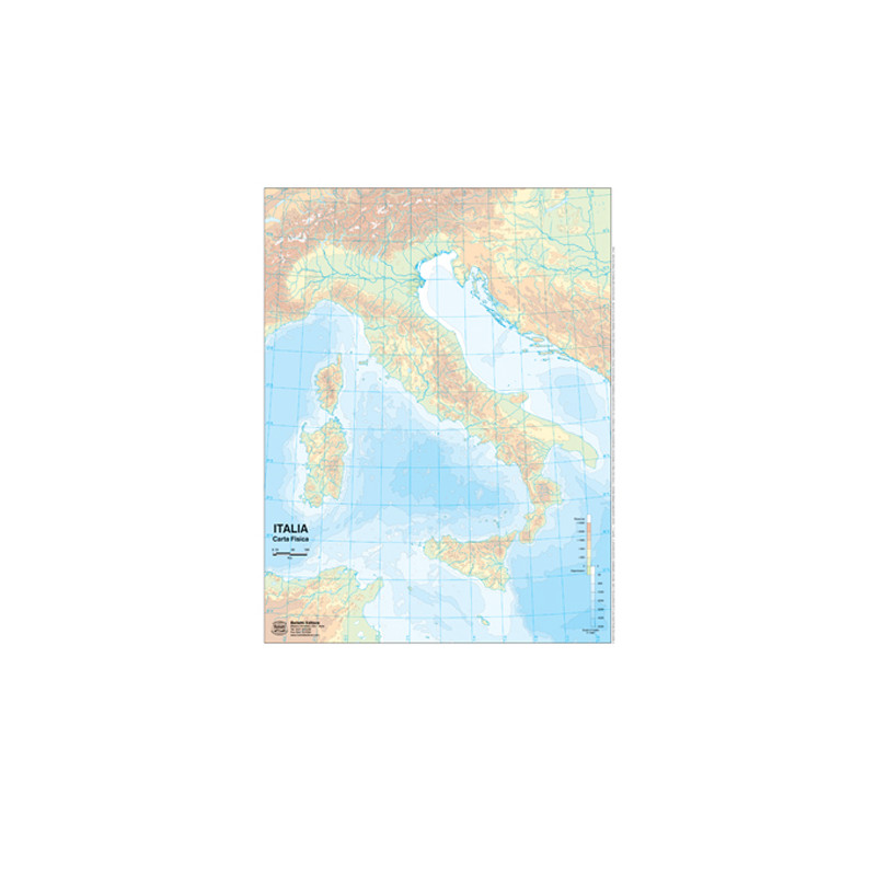 Cartine Geografiche A3 Mute Italia 20 pz.