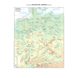 Cartine Geografiche A3 Mute Germania 20 pz.