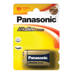 Pile Panasonic Alcaline Power 9 volts 1 pz.