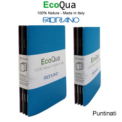 Taccuini Ecoqua PM 4 pz. 9x13 Dots Colori Scuri