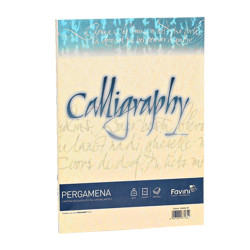 Carta Calligraphy Pergamena  90 gr. 50 ff Sabbia