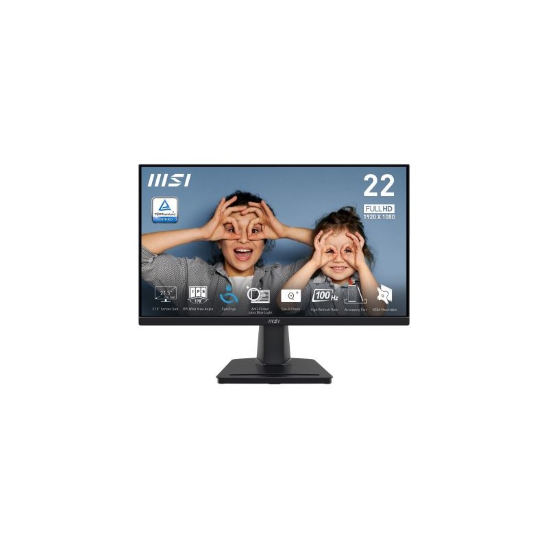 MSI PRO PRO MP225 21.5 FHD HDMI D-SUB BLACK