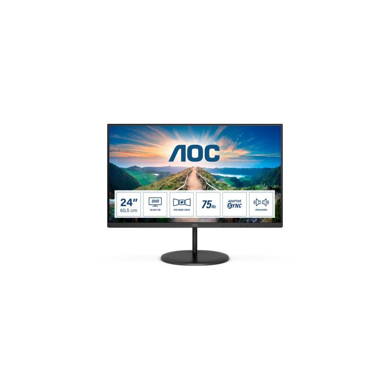 23,8 16:9 2560X1440 75HZ IPS 250CD/M2 4MS HDMI/DP