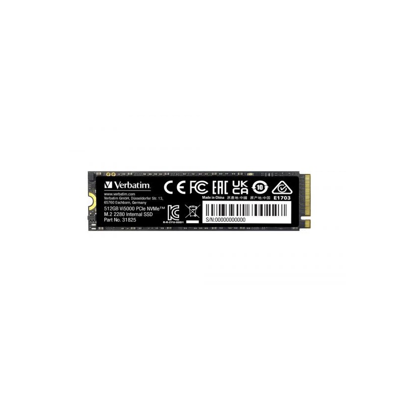 VERBATIM VI5000 PCIE4 NVME M.2 SSD 512GB