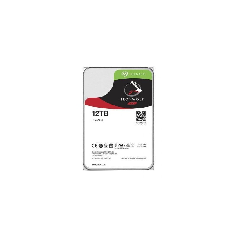 SEAGATE IRONWOLF 12TB SATA 3.5 7200RPM CMR