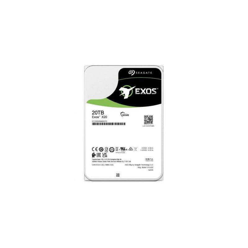 20TB EXOS X20 ENTERPRISE SEAGATE SATA 3.5 72000RPM