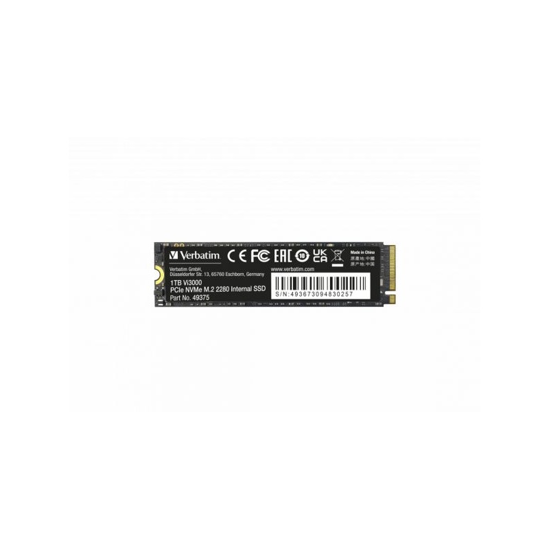 VERBATIM VI3000 PCIE NVME M.2 SSD 1TB