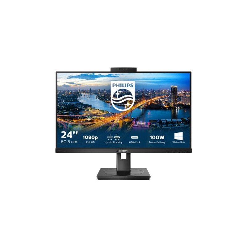 23,8  USB-C DOCKING MONITOR,IPS1920X1080 WEBCAM