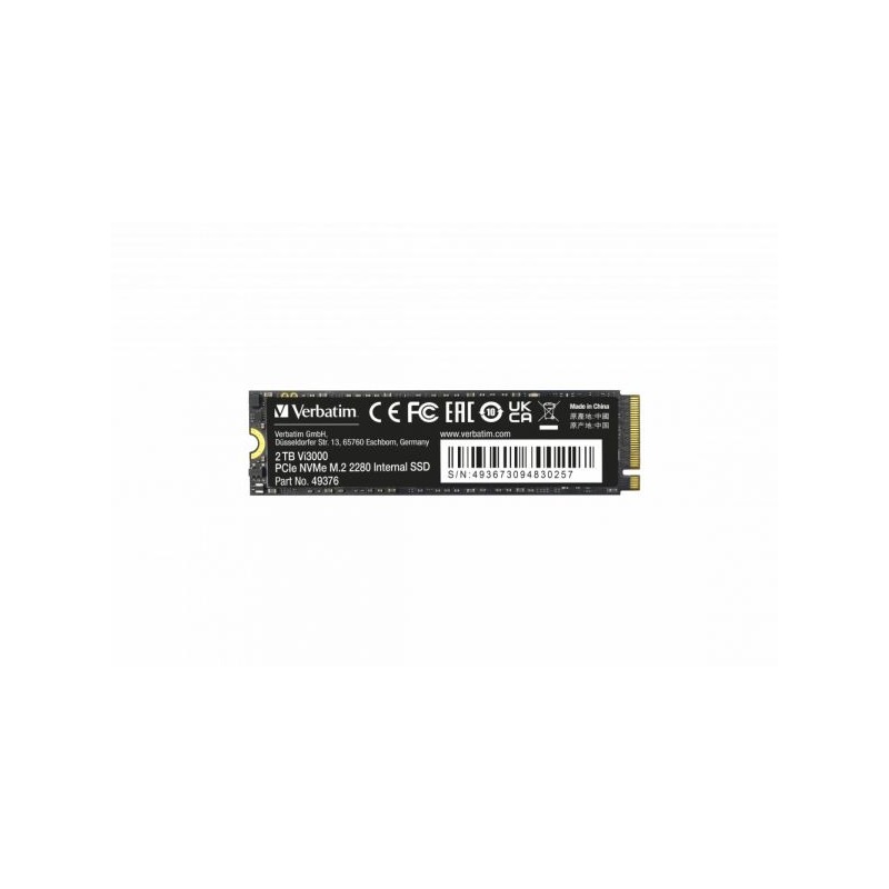 VERBATIM VI3000 PCIE NVME M.2 SSD 2TB
