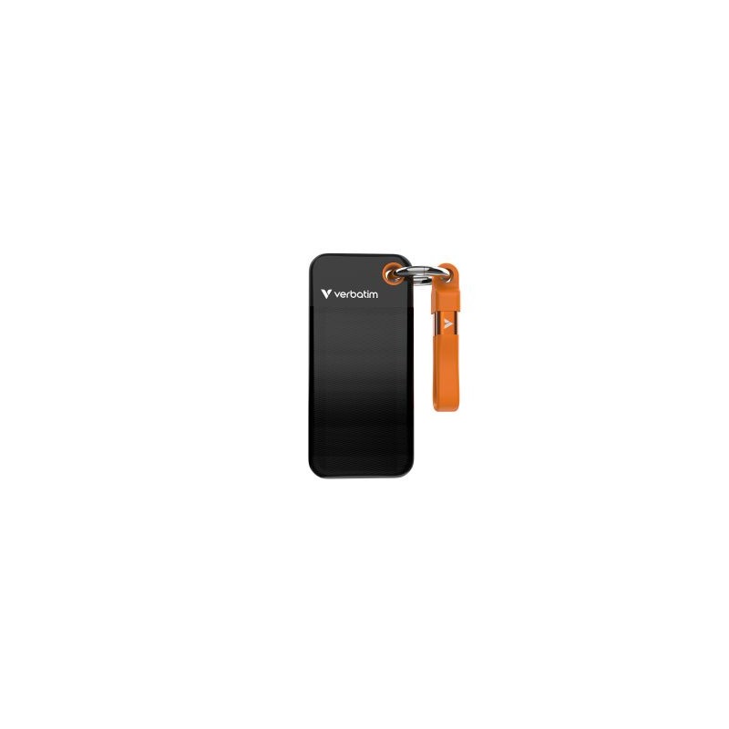 VERBATIM POCKET SSD USB 3.2 GEN 2 1TB BLACK/ORANGE