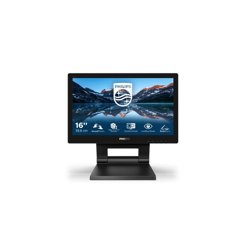 15,6  16:9, TOUCH SCREEN VGA DVI DP HDMI USB