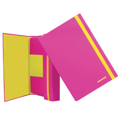 Cartelle con elastico Memotak Colors 3 Fuxia