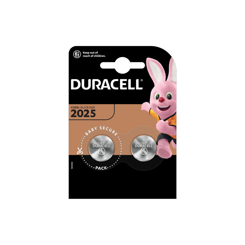 Pile Duracell Lithium 2025 10 blister da 2