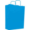 Shopper Monocolore Azzurro 22x10x29 25 pz.