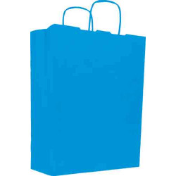 Shopper Monocolore Azzurro 46x16x49 25 pz.