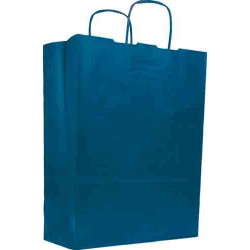 Shopper Monocolore Blu 22x10x29 25 pz.