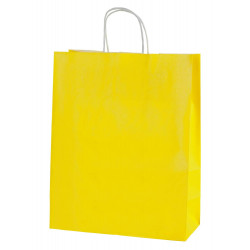 Shopper Monocolore Giallo 18x07x24 25 pz.