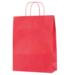Shopper Monocolore Rosso 18x07x24 25 pz.