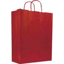 Shopper Monocolore Rosso 26x12x34.5 25 pz.