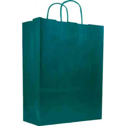 Shopper Monocolore Verde 26x11x34 25 pz.